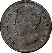 France 1/2 Franc (Napoleon II Essai) NAPOLEON II EMPEREUR coin obverse France 1/2 Franc (Napoleon II Essai) NAPOLEON II EMPEREUR coin obverse