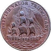 UK 1/2 Penny (Hampshire. Portsmouth. Viscount Jervis) BRITISH VALOR TRIUMPHANT coin reverse UK 1/2 Penny (Hampshire. Portsmouth. Viscount Jervis) BRITISH VALOR TRIUMPHANT coin reverse
