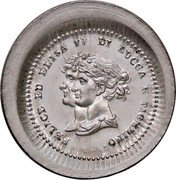 Italy 1 Centime (Principality of Lucca and Piombino. Felix and Elisa Essai) FELICE ED ELISA PP DI LUCCA E PIOMBINO coin obverse Italy 1 Centime (Principality of Lucca and Piombino. Felix and Elisa Essai) FELICE ED ELISA PP DI LUCCA E PIOMBINO coin obverse