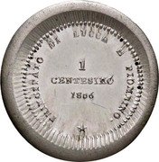 Italy 1 Centime (Principality of Lucca and Piombino. Felix and Elisa Essai) PRINCIPATO DI LUCCA E PIOMBINO 1 CENTESIMO 1806 coin reverse Italy 1 Centime (Principality of Lucca and Piombino. Felix and Elisa Essai) PRINCIPATO DI LUCCA E PIOMBINO 1 CENTESIMO 1806 coin reverse