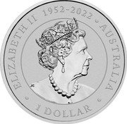 Australia 1 Dollar (Australian Kookaburra. Colored Privy Mark) ELIZABETH II 1952-2022 AUSTRALIA 1 DOLLAR JC coin obverse Australia 1 Dollar (Australian Kookaburra. Colored Privy Mark) ELIZABETH II 1952-2022 AUSTRALIA 1 DOLLAR JC coin obverse