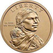 USA 1 Dollar (Mary Kawena Pukui) LIBERTY IN GOD WE TRUST GG coin obverse USA 1 Dollar (Mary Kawena Pukui) LIBERTY IN GOD WE TRUST GG coin obverse