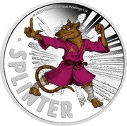 Tuvalu 1 Dollar (Splinter) © 2025 VIACOM OVERSEAS HOLDING C.V. P LB SPLINTER coin reverse Tuvalu 1 Dollar (Splinter) © 2025 VIACOM OVERSEAS HOLDING C.V. P LB SPLINTER coin reverse