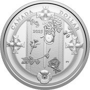 Canada 1 Dollar Tomb of the Unknown Soldier 25th Anniversary 2025 PY 2025 CANADA DOLLAR coin reverse Canada 1 Dollar Tomb of the Unknown Soldier 25th Anniversary 2025 PY 2025 CANADA DOLLAR coin reverse