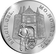 Netherlands 1 Ducat Sabelspoort Arnhem 2024 ☤ raven Proof MO.NO.ARG.REG.BELGII.GEL coin reverse Netherlands 1 Ducat Sabelspoort Arnhem 2024 ☤ raven Proof MO.NO.ARG.REG.BELGII.GEL coin reverse