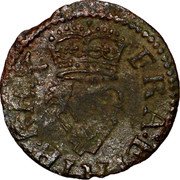 UK 1 Farthing (Charles I Richmond Issue. Mule of Types 3 and 2) FRA ET HIB REX coin reverse UK 1 Farthing (Charles I Richmond Issue. Mule of Types 3 and 2) FRA ET HIB REX coin reverse