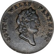 UK 1 Farthing (South Wales) SOUTH WALES FARTHING coin obverse UK 1 Farthing (South Wales) SOUTH WALES FARTHING coin obverse