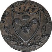 UK 1 Farthing (South Wales) PRO BONO PUBLICO 1793 coin reverse UK 1 Farthing (South Wales) PRO BONO PUBLICO 1793 coin reverse