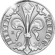 Netherlands 1 Florin Official Restrike. 770 Years of Marco Polo 2024 ☤ raven Proof R 20 24 FLOR ENTIĀ coin reverse Netherlands 1 Florin Official Restrike. 770 Years of Marco Polo 2024 ☤ raven Proof R 20 24 FLOR ENTIĀ coin reverse