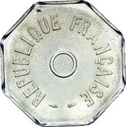 France 1 Franc Test Strike for the 1 Franc 1955  REPUBLIQUE FRANÇAISE coin obverse France 1 Franc Test Strike for the 1 Franc 1955  REPUBLIQUE FRANÇAISE coin obverse