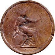 Ireland 1 Penny (George III Token) IRELAND coin reverse