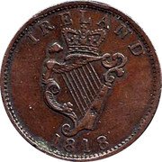 Ireland 1 Penny (Luke Chapter XX. Verse XXV) IRELAND 1818 coin reverse Ireland 1 Penny (Luke Chapter XX. Verse XXV) IRELAND 1818 coin reverse