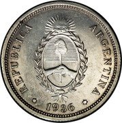 Argentina 1 Peso (Pattern Cu-Ni) KM# Pn48 REPUBLICA ARGENTINA 1936 coin obverse Argentina 1 Peso (Pattern Cu-Ni) KM# Pn48 REPUBLICA ARGENTINA 1936 coin obverse