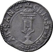 Italy 1 Soldo (Regency of Maria) TAB SANG CHRIST IHS coin reverse Italy 1 Soldo (Regency of Maria) TAB SANG CHRIST IHS coin reverse