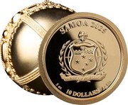 Samoa 10 Dollars (3D Holy Grail) SAMOA 2025 FA'AVAE I LE ATUA SAMOA 10 DOLLARS 5 OZ AG .999 coin obverse Samoa 10 Dollars (3D Holy Grail) SAMOA 2025 FA'AVAE I LE ATUA SAMOA 10 DOLLARS 5 OZ AG .999 coin obverse