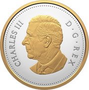 Canada Dollar Tomb of the Unknown Soldier 25th Anniversary. Gilt 2025 Only in set CHARLES III D G REX SR coin obverse Canada Dollar Tomb of the Unknown Soldier 25th Anniversary. Gilt 2025 Only in set CHARLES III D G REX SR coin obverse