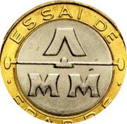 France 10 Francs (Trial Strike) ESSAI DE FRAPPE MM Л coin reverse France 10 Francs (Trial Strike) ESSAI DE FRAPPE MM Л coin reverse