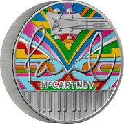 UK 10 Pounds (Paul McCartney. Colored) PAUL MCCARTNEY AR DO coin reverse UK 10 Pounds (Paul McCartney. Colored) PAUL MCCARTNEY AR DO coin reverse