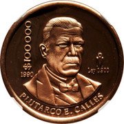 Mexico 100 000 Pesos (Calles. Pattern) $100 000 1990 MO LEY 0.900 PLUTARCO E. CALLES coin reverse Mexico 100 000 Pesos (Calles. Pattern) $100 000 1990 MO LEY 0.900 PLUTARCO E. CALLES coin reverse
