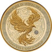 Niue 100 Dollars (Phoenix. Bullion) GOLD PHOENIX 1/2 OZ FINE GOLD 999.9 coin reverse Niue 100 Dollars (Phoenix. Bullion) GOLD PHOENIX 1/2 OZ FINE GOLD 999.9 coin reverse