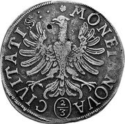 Germany 16 Gute Groschen (2/3 Thaler) 1674 CHS KM# 67 Goslar / Free City / Regular Coinage coin obverse