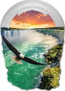 Fiji 2 Dollars (Wonders of Nature. Niagara Falls) NIAGARA FALLS 2025 .999 SILVER - ONE OUNCE coin reverse