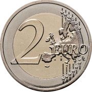 France 2 Euro Louvre Pyramid 2025 2 EURO LL coin reverse France 2 Euro Louvre Pyramid 2025 2 EURO LL coin reverse
