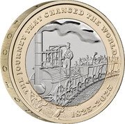 UK 2 Pounds (200 Years of the Modern Railway) WW THE JOURNEY THAT CHANGED THE WORLD 1825-2025 coin reverse UK 2 Pounds (200 Years of the Modern Railway) WW THE JOURNEY THAT CHANGED THE WORLD 1825-2025 coin reverse