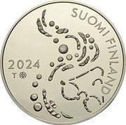 Finland 20 Euro (Kirsi Kunnas 100 years. Children’s Literature in Finland) 2024 T SUOMI FINLAND coin obverse