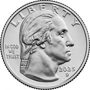 USA 25 Cents (American Women. Ida B. Wells) LIBERTY IN GOD WE TRUST 2025 D LGF coin obverse USA 25 Cents (American Women. Ida B. Wells) LIBERTY IN GOD WE TRUST 2025 D LGF coin obverse