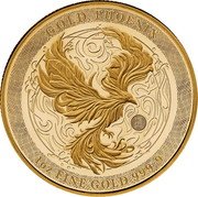Niue 250 Dollars (Phoenix. Bullion) GOLD PHOENIX 1 OZ FINE GOLD 999.9 coin reverse Niue 250 Dollars (Phoenix. Bullion) GOLD PHOENIX 1 OZ FINE GOLD 999.9 coin reverse
