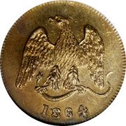 USA 3 Cents (Hard Times Token. Feuchtwanger. Eagle & Snake) 1864 coin obverse USA 3 Cents (Hard Times Token. Feuchtwanger. Eagle & Snake) 1864 coin obverse