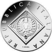 Italy 3 Euro (120th Anniversary of the Foundation of ACI. Automobile Club d’Italia) REPUBBLICA ITALIANA V.DE SETA coin obverse Italy 3 Euro (120th Anniversary of the Foundation of ACI. Automobile Club d’Italia) REPUBBLICA ITALIANA V.DE SETA coin obverse
