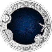 Austria 3 Euro (Firefly Squid) LEUCHTKALMAR 2025 coin reverse Austria 3 Euro (Firefly Squid) LEUCHTKALMAR 2025 coin reverse