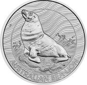 Australia 30 Dollars Australian Sea Lion 2023 P JM P AUSTRALIAN SEA LION coin reverse Australia 30 Dollars Australian Sea Lion 2023 P JM P AUSTRALIAN SEA LION coin reverse