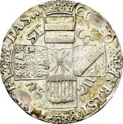 Netherlands 30 Stuivers (Koggerdaalder) KM# A67 COИCO FRISI LIBER TAS OG WG SW ST coin obverse