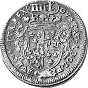Germany 4 Kreuzer (Batzen) 1632 KM# 6 Swedish Administration / Regular Coinage coin obverse