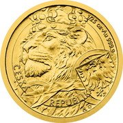Niue 5 Dollars (Czech Lion Left. Bullion) ČESKÁ REPUBLIKA ♛Čᴍ XP 1/25 OZ AU 999.9 coin reverse Niue 5 Dollars (Czech Lion Left. Bullion) ČESKÁ REPUBLIKA ♛Čᴍ XP 1/25 OZ AU 999.9 coin reverse