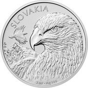 Niue 5 Dollars (Golden Eagle Left. Bullion) SLOVAKIA 2 OZ AG 999 ♛Čᴍ MH coin reverse Niue 5 Dollars (Golden Eagle Left. Bullion) SLOVAKIA 2 OZ AG 999 ♛Čᴍ MH coin reverse