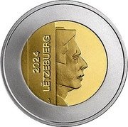 Luxembourg 5 Euro (Athene Noctua) 2024 LËTZEBUERG CG coin obverse Luxembourg 5 Euro (Athene Noctua) 2024 LËTZEBUERG CG coin obverse