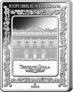 Italy 5 Euro (Italian Opera. Teatro alla Scala. Bellini's Norma) TEATRO ALLA SCALA REPUBBLICA ITALIANA AM R 2025 coin obverse Italy 5 Euro (Italian Opera. Teatro alla Scala. Bellini's Norma) TEATRO ALLA SCALA REPUBBLICA ITALIANA AM R 2025 coin obverse