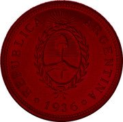 Argentina 50 Centavos (Pattern. Liberty) KM# Pn45 REPUBLICA ARGENTINA 1936 coin obverse Argentina 50 Centavos (Pattern. Liberty) KM# Pn45 REPUBLICA ARGENTINA 1936 coin obverse