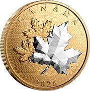 Canada 50 Dollars (Maple Leaves in Motion) CHARLES III D G REX 50 DOLLARS SR P coin obverse Canada 50 Dollars (Maple Leaves in Motion) CHARLES III D G REX 50 DOLLARS SR P coin obverse