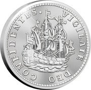 Netherlands 6 Stuiver 1705 Scheepjesschelling. Piedfort 2025 ☤ raven Proof VIGILATE DEO CONFIDENTES coin reverse Netherlands 6 Stuiver 1705 Scheepjesschelling. Piedfort 2025 ☤ raven Proof VIGILATE DEO CONFIDENTES coin reverse