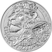 Niue 80 Dollars (Czech Lion Left. Bullion) ČESKÁ REPUBLIKA ♛Čᴍ XP 1000 G AG 999 coin reverse Niue 80 Dollars (Czech Lion Left. Bullion) ČESKÁ REPUBLIKA ♛Čᴍ XP 1000 G AG 999 coin reverse