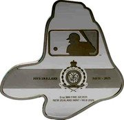 Niue Five Dollars (Major League Baseball. Boston Red Sox) PUBLIC SEAL OF NIUE ATUA NIUE TUKULAGI FIVE DOLLARS 2025 3 OZ 999 FINE SILVER NEW ZEALAND MINT MLB 2025 coin obverse