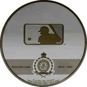 Niue Five Dollars (Major League Baseball. Houston Astros) PUBLIC SEAL OF NIUE ATUA NIUE TUKULAGI FIVE DOLLARS 2025 3 OZ 999 FINE SILVER NEW ZEALAND MINT MLB 2025 coin obverse