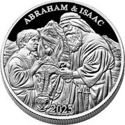 Niue Half Dollar (Bible Stories. Abraham & Isaac) ABRAHAM & ISAAC 2025 coin reverse Niue Half Dollar (Bible Stories. Abraham & Isaac) ABRAHAM & ISAAC 2025 coin reverse