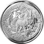 Fiji Half Dollar (Mythical Creatures. Unicorn)  coin reverse Fiji Half Dollar (Mythical Creatures. Unicorn)  coin reverse