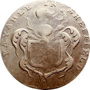 UK Halfpenny (John Hands' Cutlers Sheffield Token) PAYABLE IN SHEFFIELD coin reverse UK Halfpenny (John Hands' Cutlers Sheffield Token) PAYABLE IN SHEFFIELD coin reverse